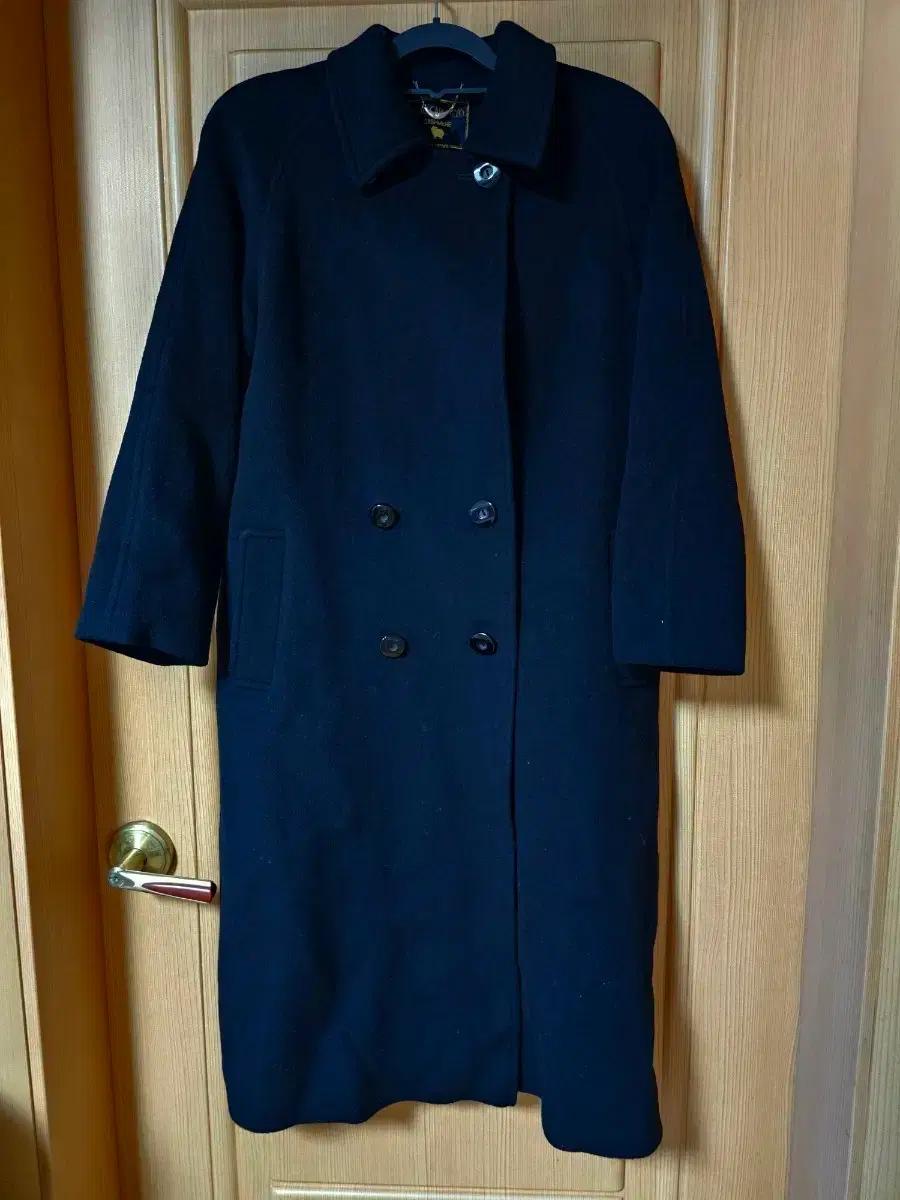 블랙고급캐시미어코트