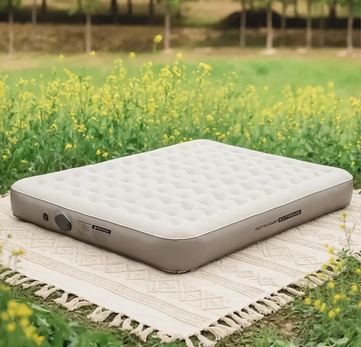 로티캠프 오토 펌프 캠핑 에어매트 퀸 220 새상품