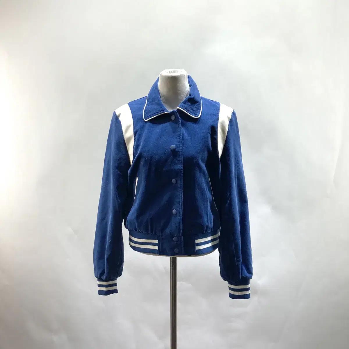 반원아틀리에 여성바시티자켓 블루 55-66 영구제