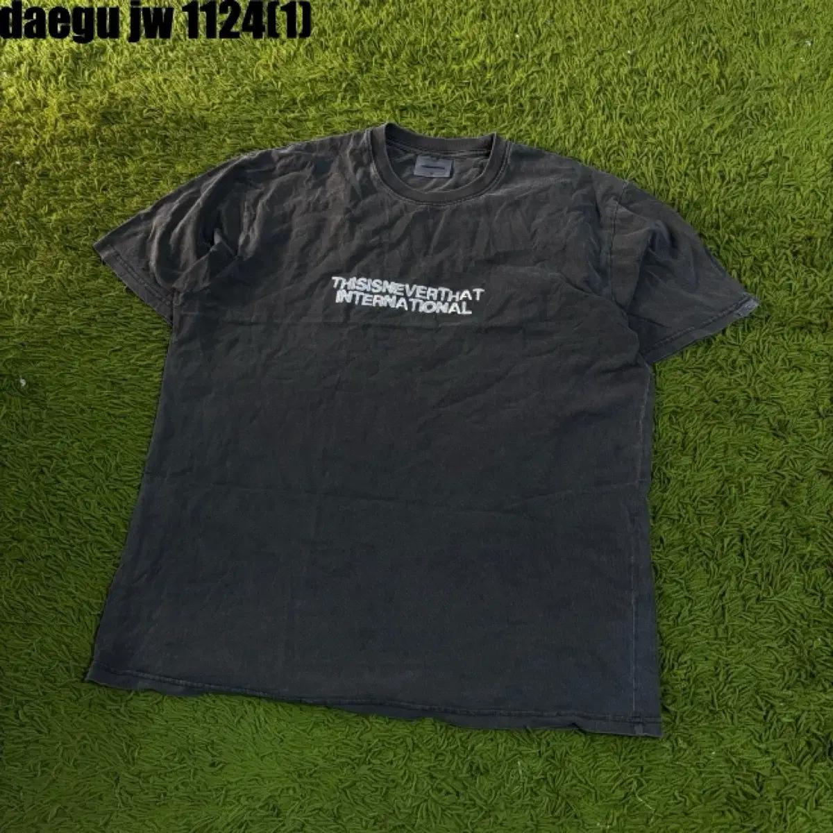 디스이즈네버댓 반팔 티셔츠 블랙 105