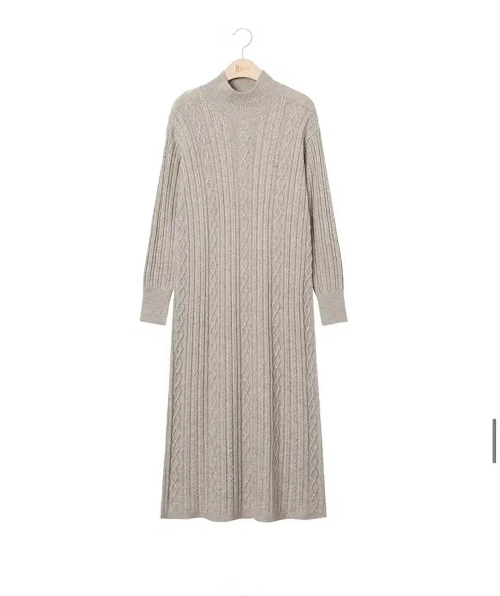 지스튜디오 캐시미어 혼방 니트 롱 원피스