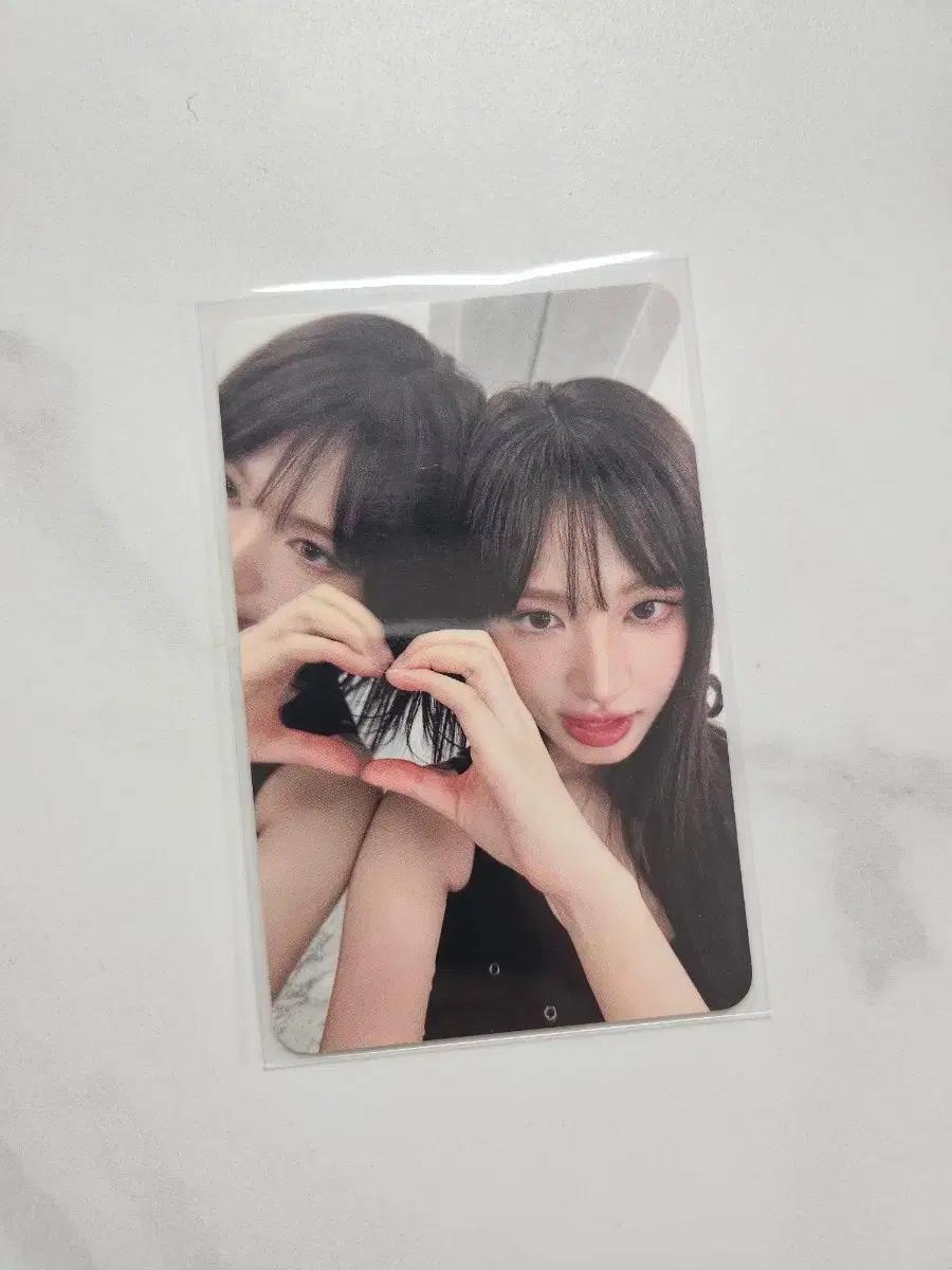 아이브 시크릿 리즈 메이크스타 사전예약 거울하트 포토카드