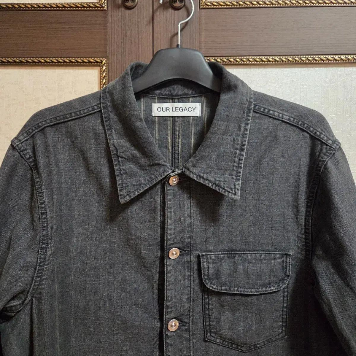 Our Legacy Rebirth 데님 셔츠 자켓 (50)