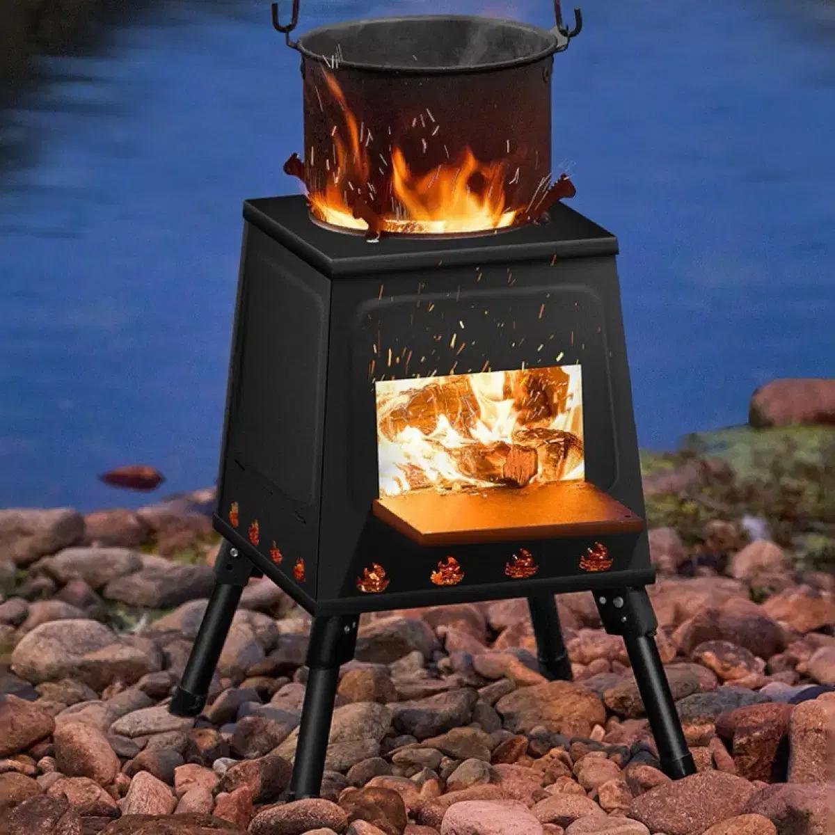 미니화로 캠핑 불멍 경량 접이식 화로대