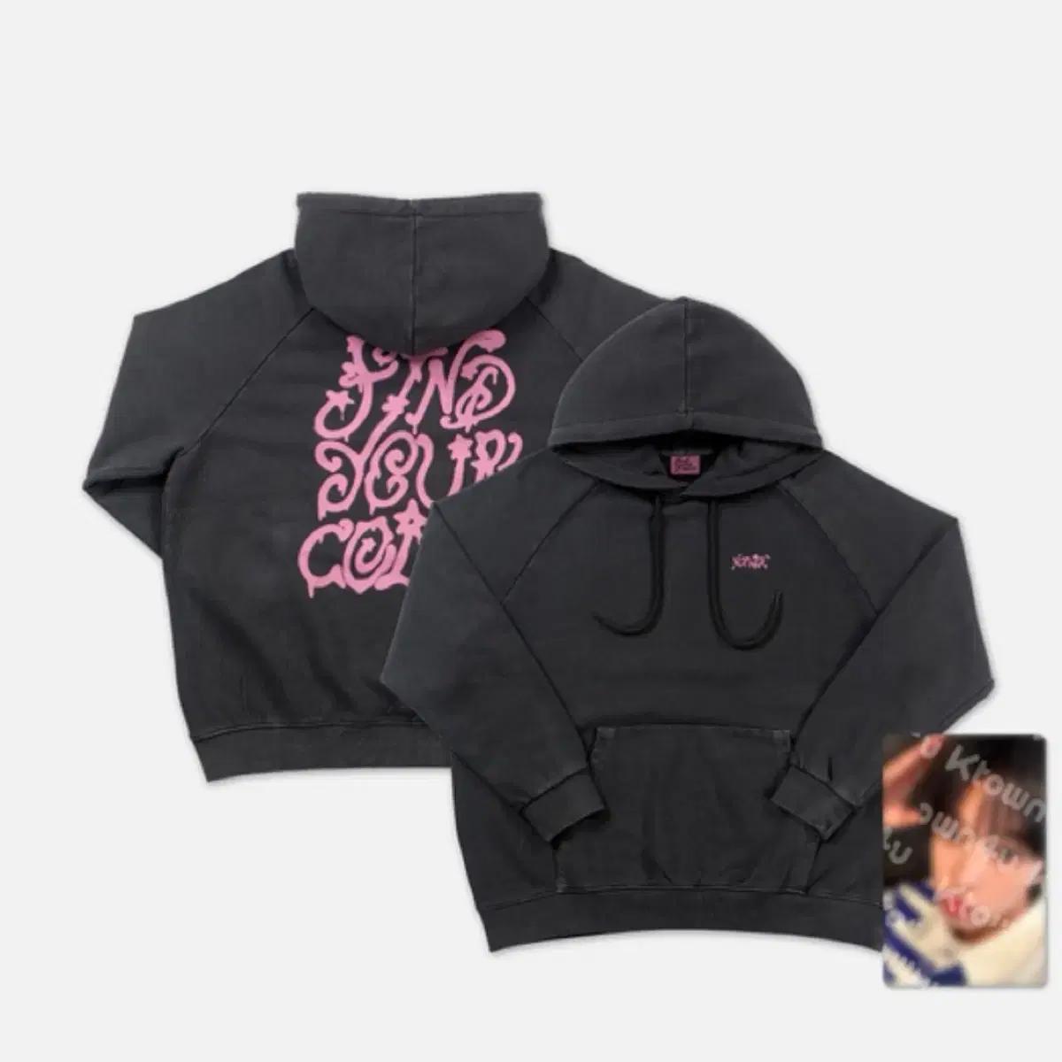 엔시티위시 컬러 팝업 후드티(현물)