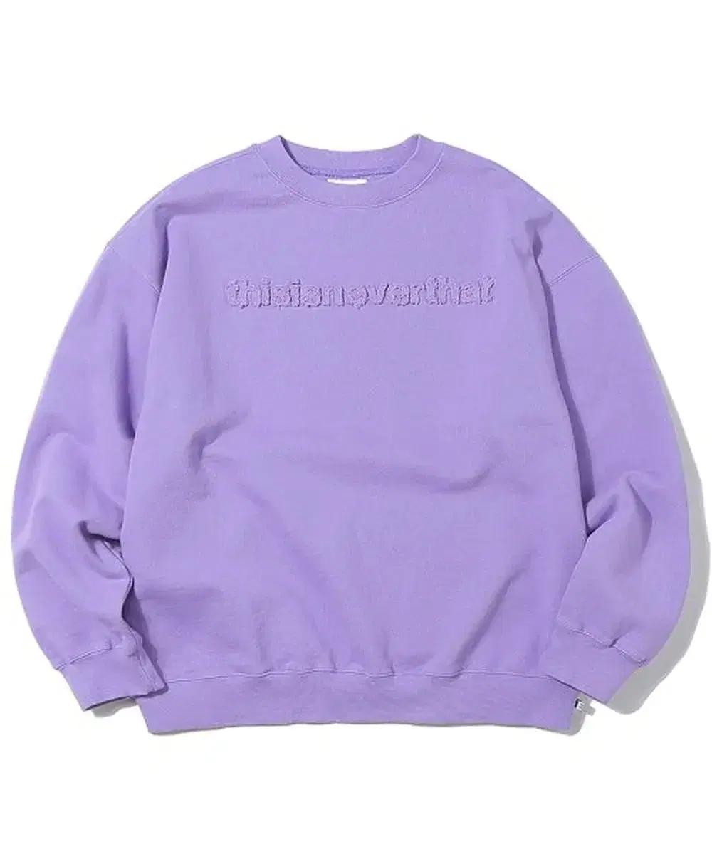 디스이즈네버댓 T 로고 크루넥 라벤더 19ss