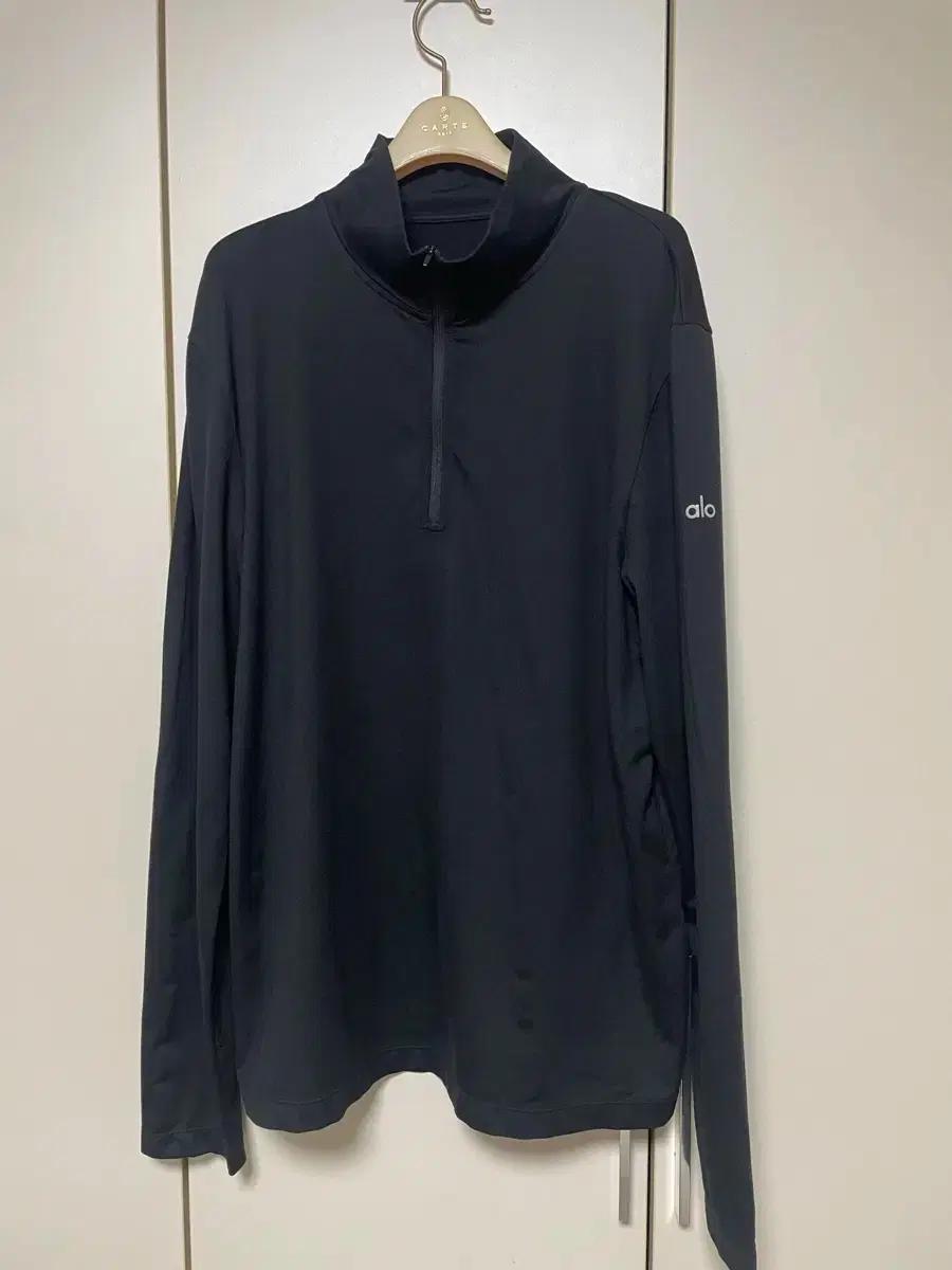 alo yoga 알로요가 하프 집업 블랙 M