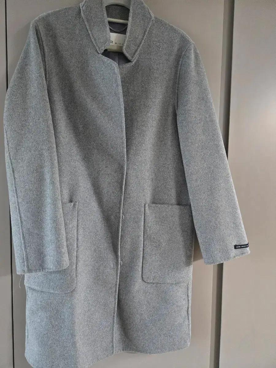 잇미샤 롱코트 핸드메이드코트  캐시미어