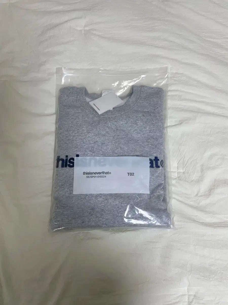 디스이즈네버댓 T-Logo Crewneck Heather Grey(L)