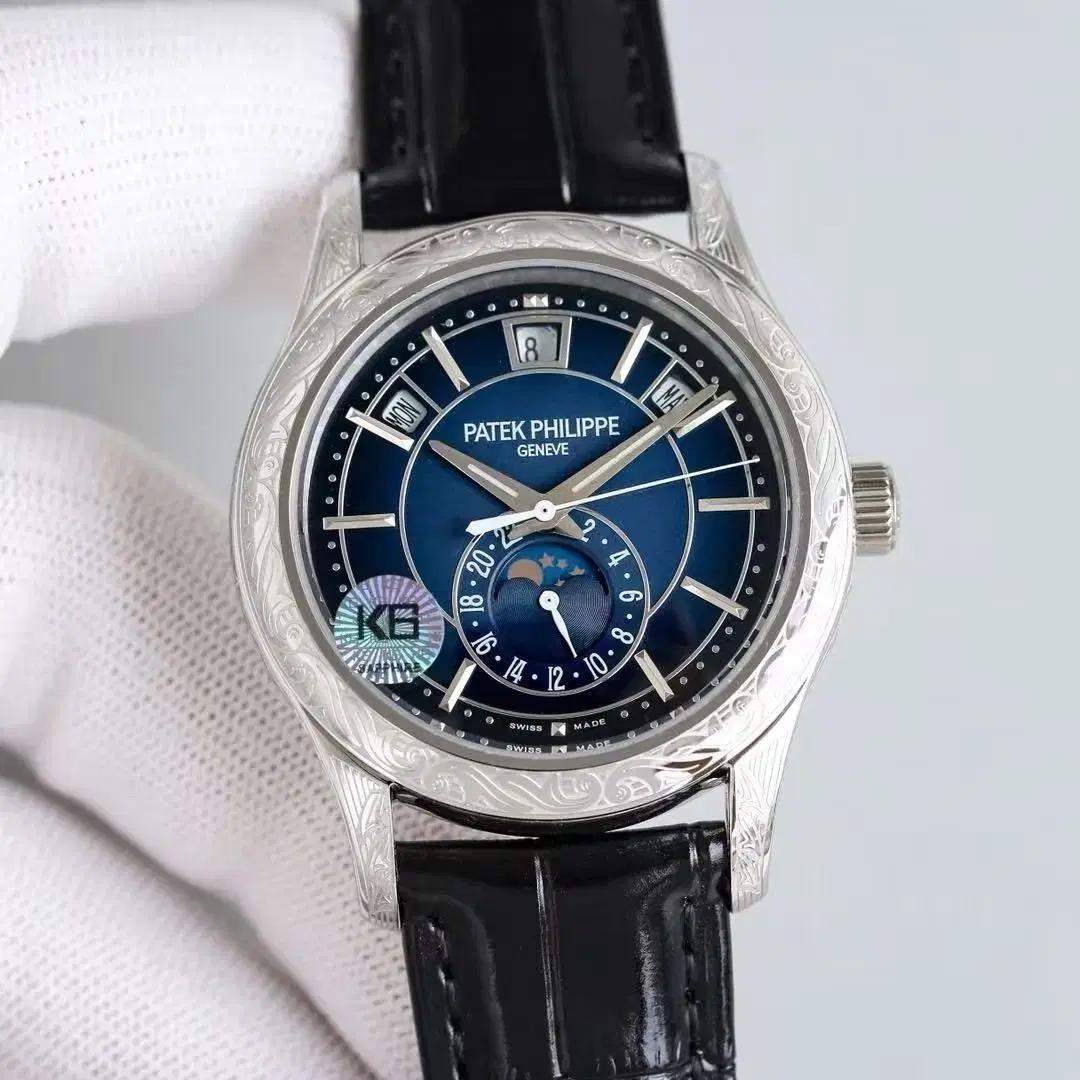 Patek Philippe 복잡한 기계 남성 시계 5205R-001