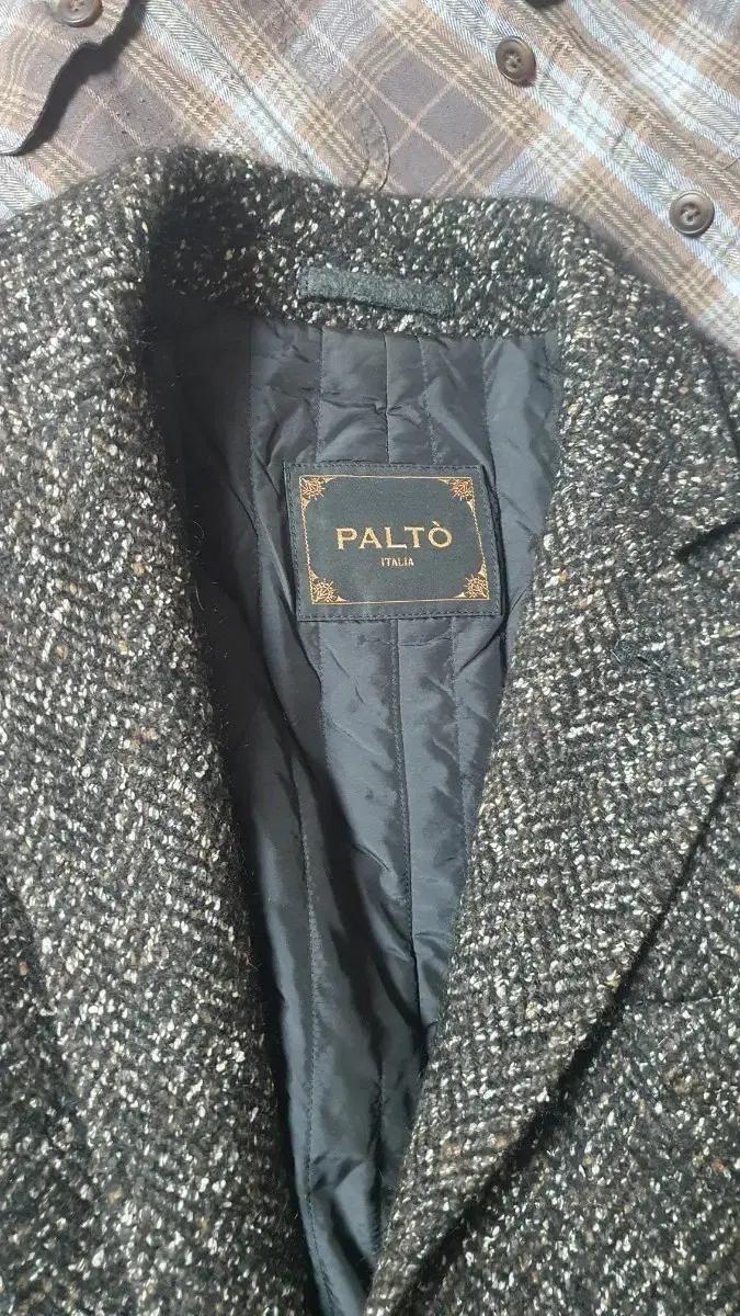 PALTO 헤링본 트위드 코트