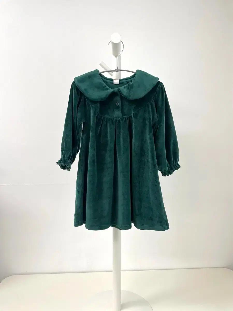 밀크마일 겨울 벨벳 원피스 100(90추천)