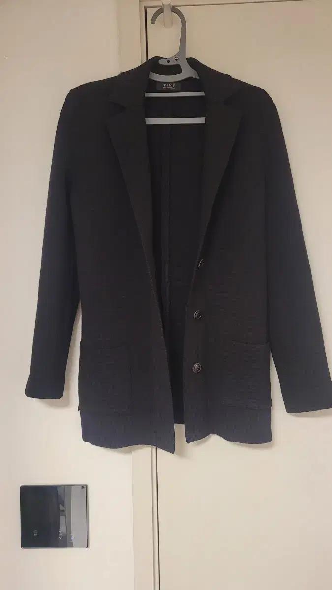 타임 블레이져 자켓 코트 블랙 더캐시미어