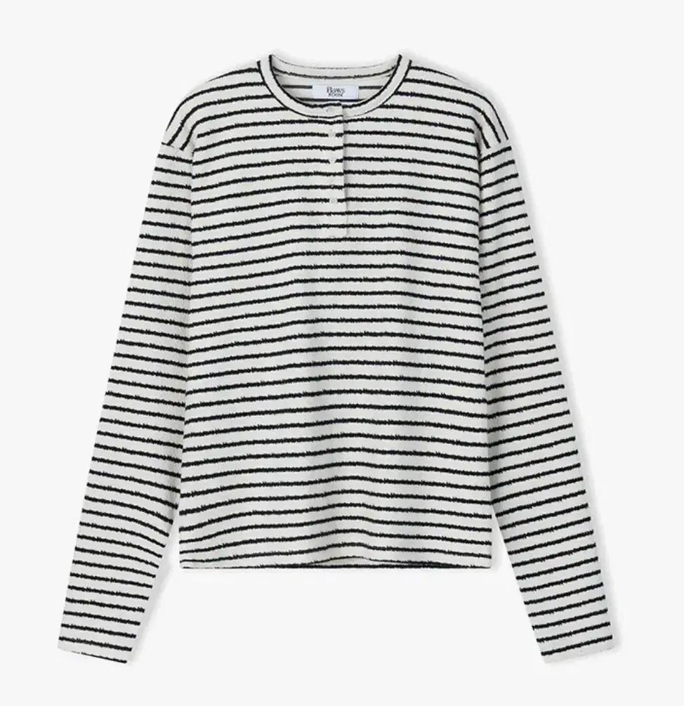 [새상품] 플로즈룸 Stripe Noise Henleyneck M