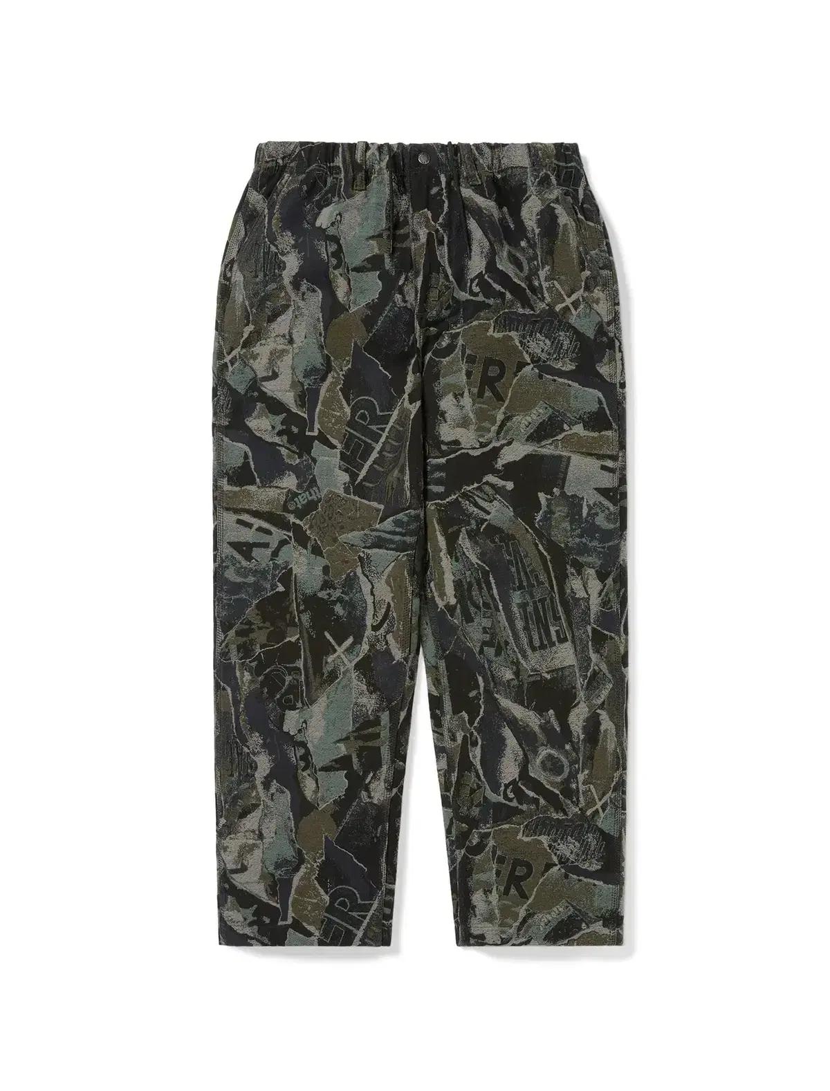 디스이즈네버댓 Jacquard Loose Pant Black