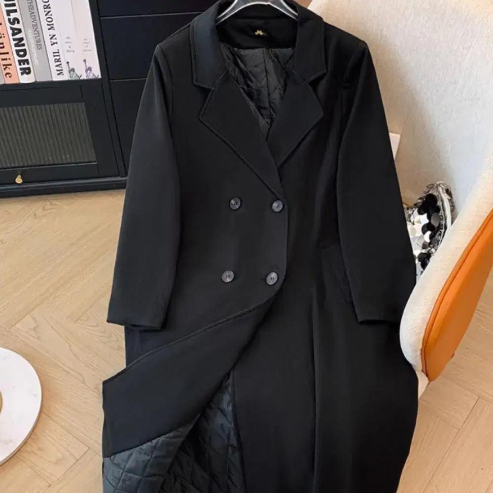 ~150kg까지 빅사이즈 누빔안감 클래식 롱코트 데일리 겨울 아우터 출근