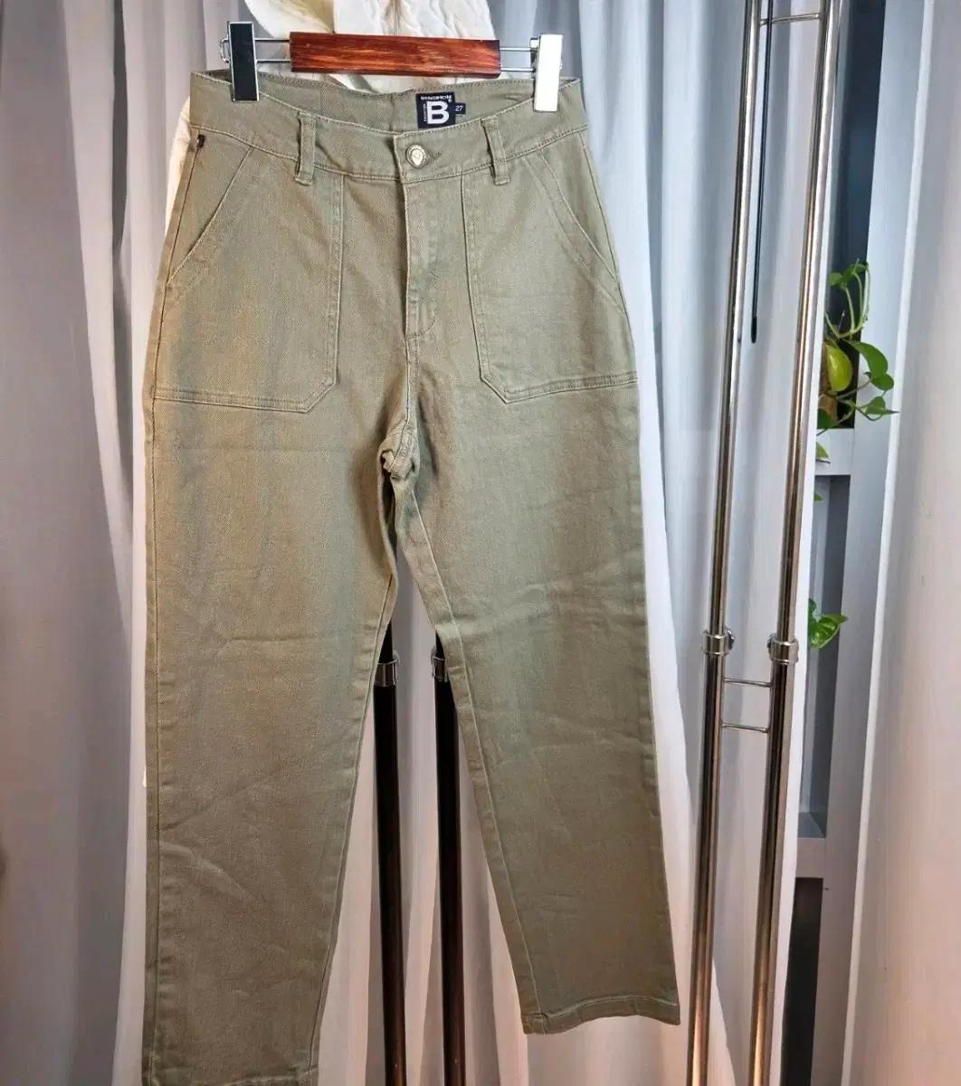 27)벤시몽 카키색 면바지 P2