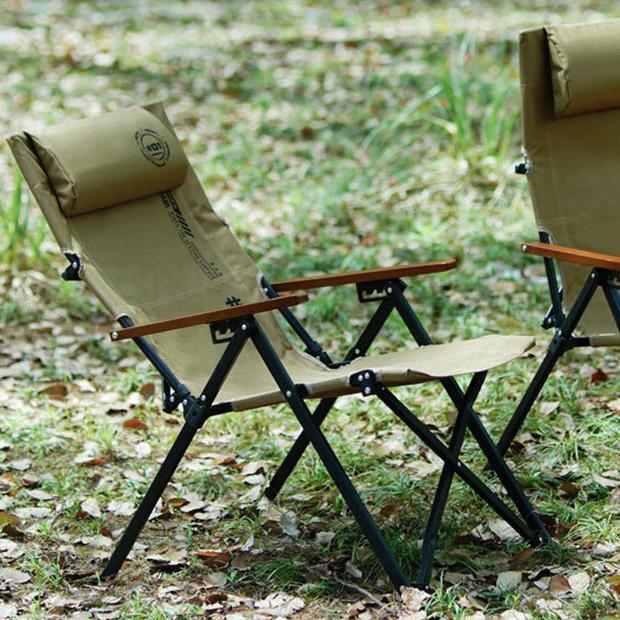 [무배/새제품] 캠핑 4단 각도조절 리클라이너 릴렉스 체어 / 낮잠 의자