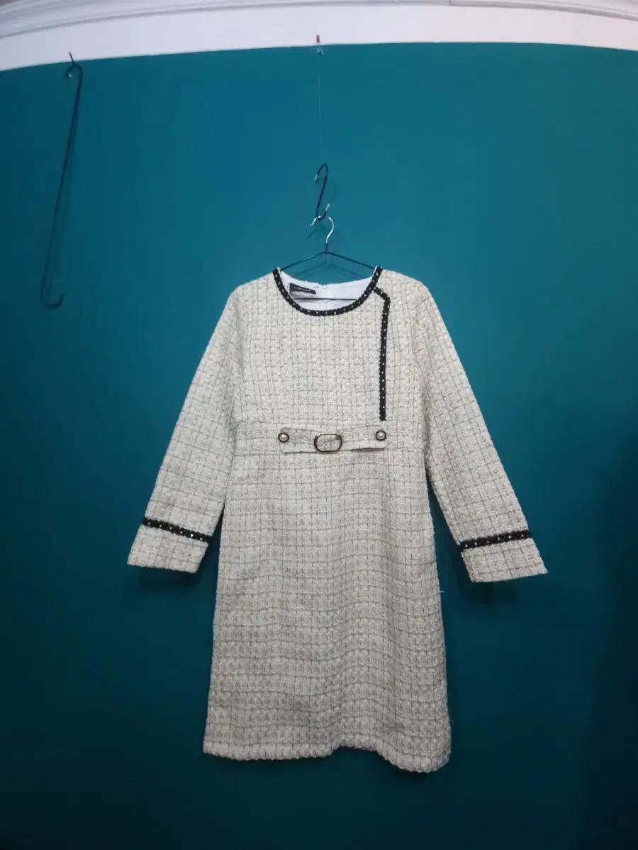 (새제품)여성 트위드 겨울원피스