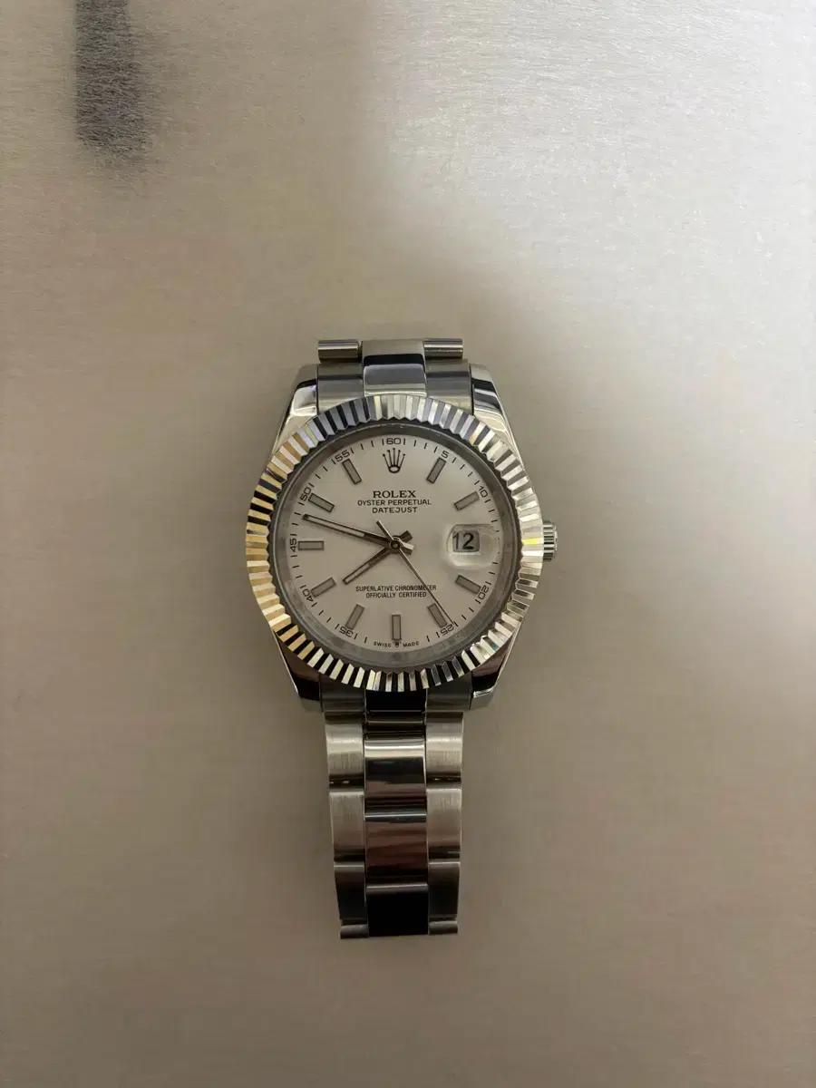 로렉스 데이저스트 화이트다이얼 41