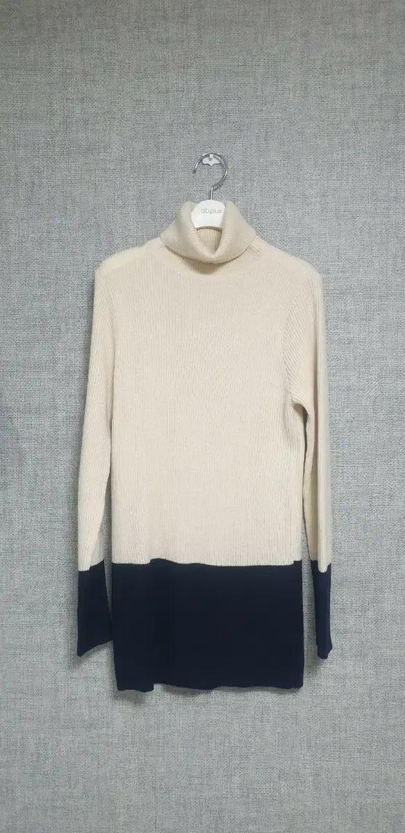 [66]A+G 엣지 여성 투톤 터틀넥 니트