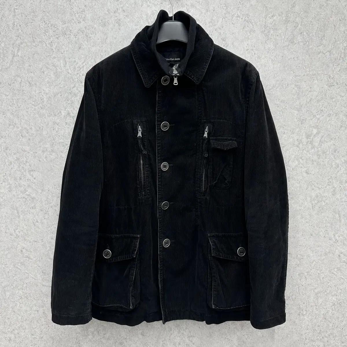 100 캘빈클라인 남자 코듀로이 헌팅자켓