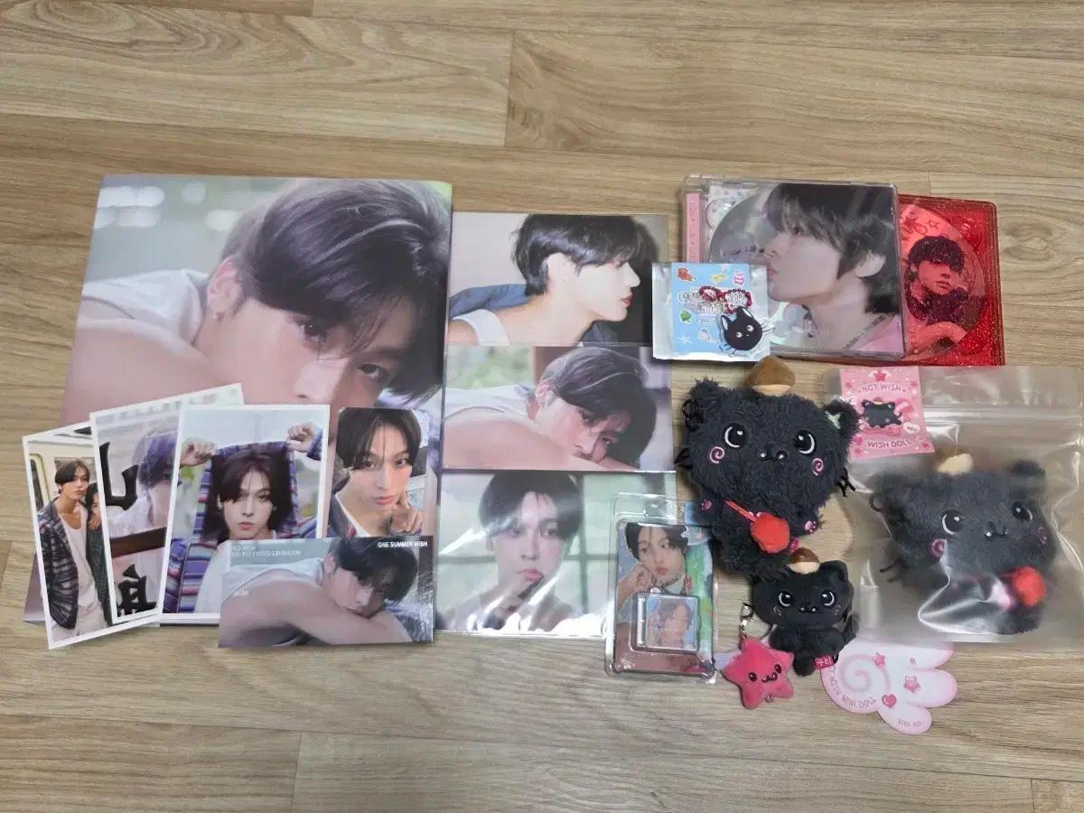 엔시티위시 리쿠 굿즈(꼬질쿠리,미니돌,엽서,전시회,포카,티켓,스미니,키링