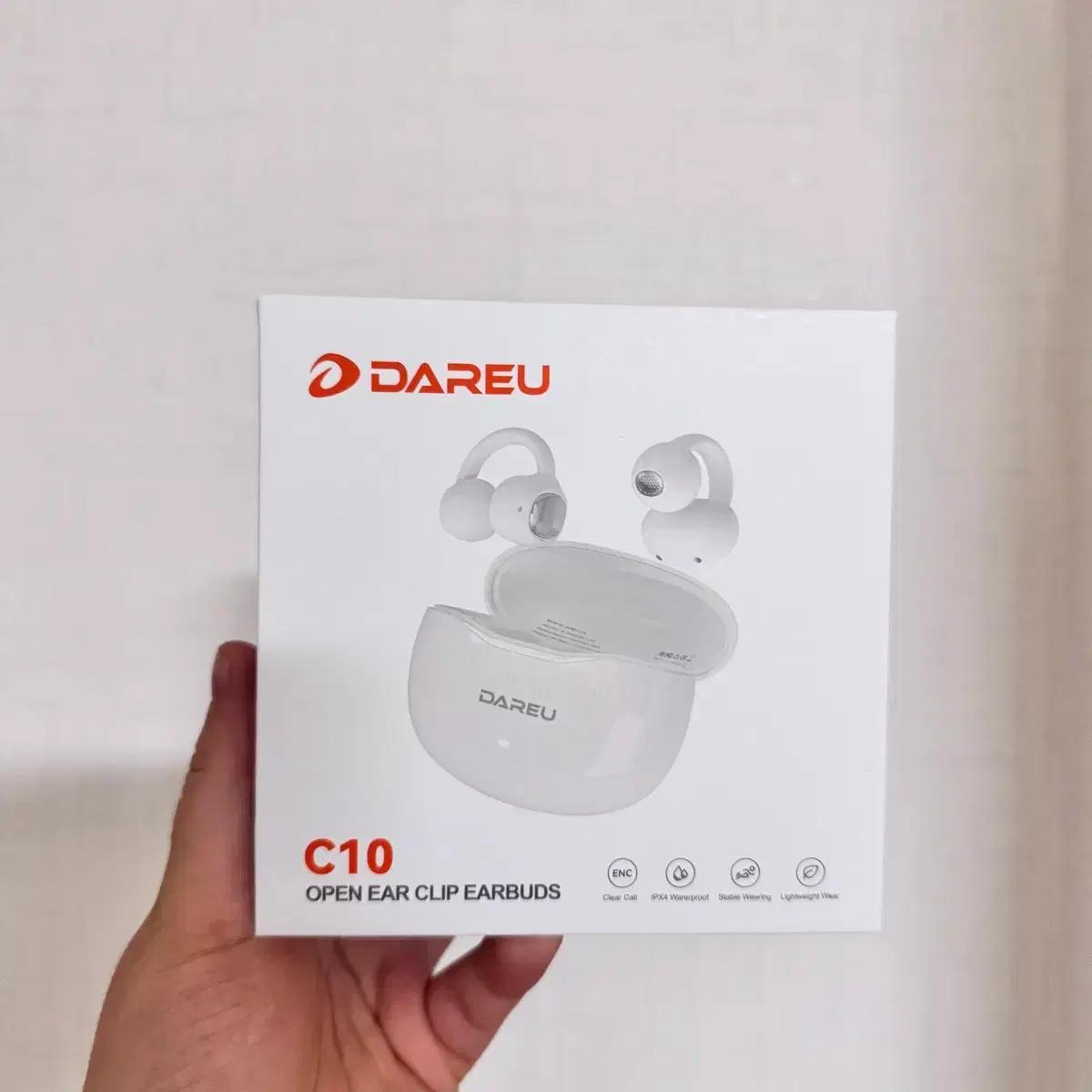 DAREU C10 오픈형 이어폰 클립형