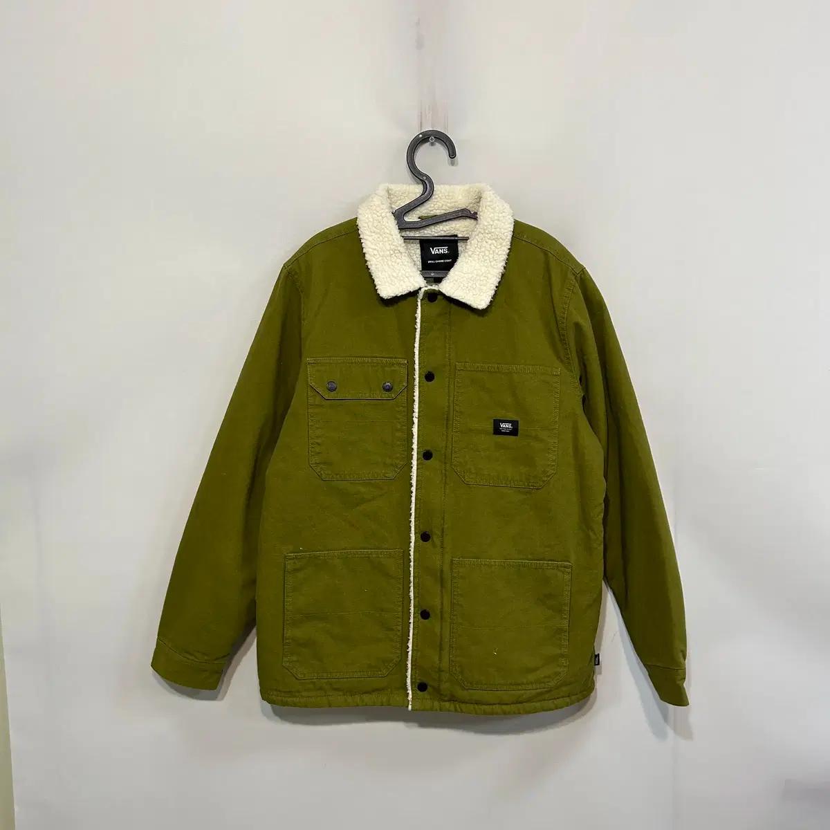 반스 남성 드릴 초어 코트 셰르파 자켓 M