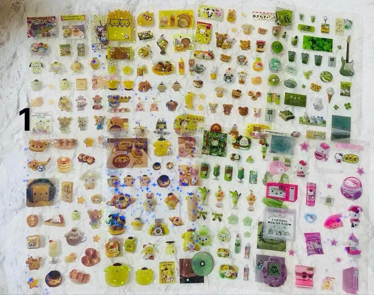 산리오 리락쿠마 믹스 씰 스티커