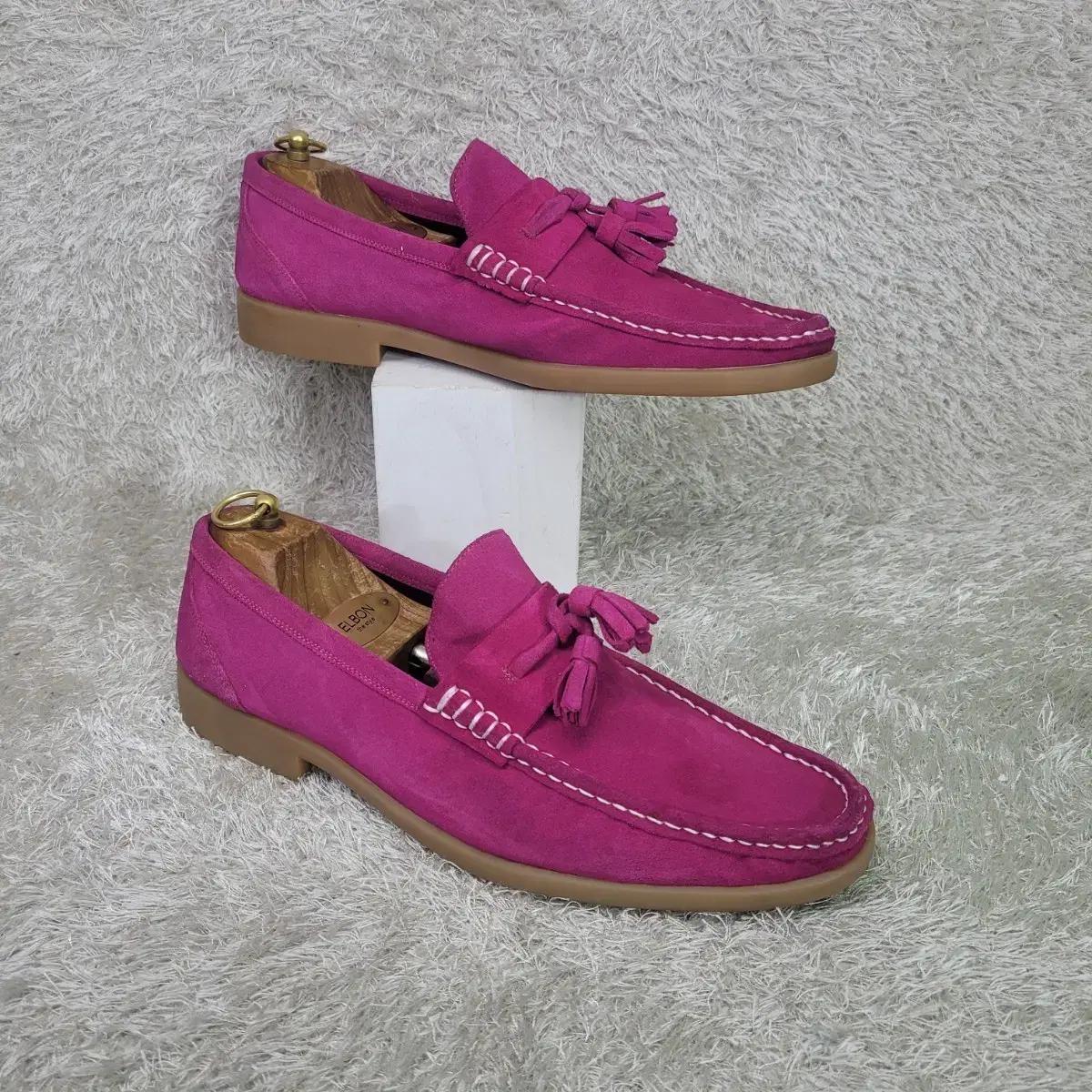 구제짱짱맨 실측285 WW 남성 캐주얼 스웨이드 로퍼 슬립온