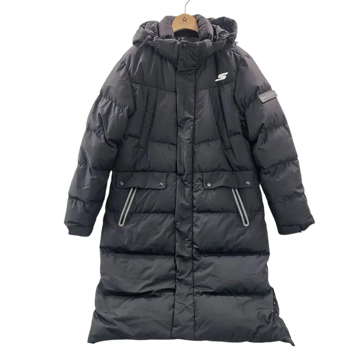 [M] 스케쳐스 구스다운 벤치코트 롱 패딩 점퍼