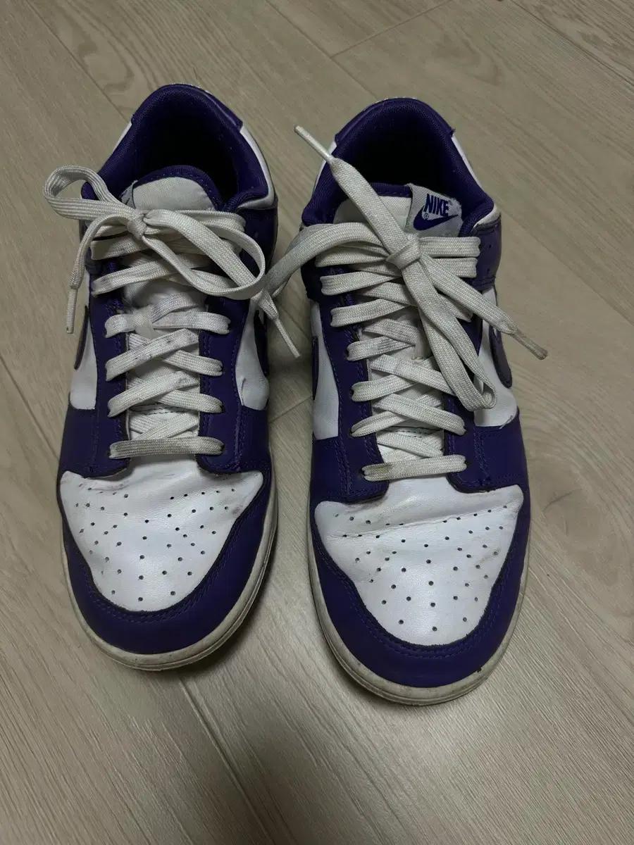 나이키 덩크 코트퍼플 285