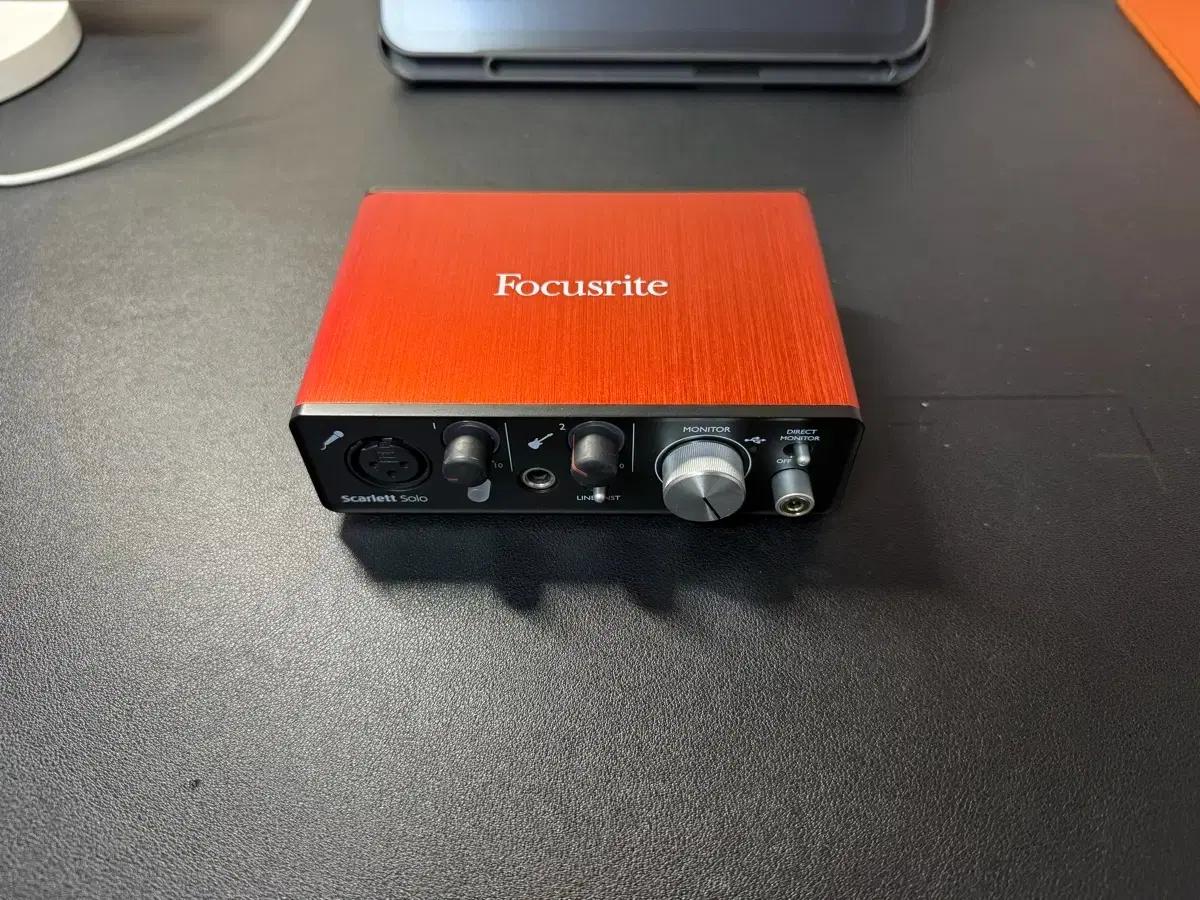 Focusrite 스칼렛솔로 2세대 오디오 인터페이스