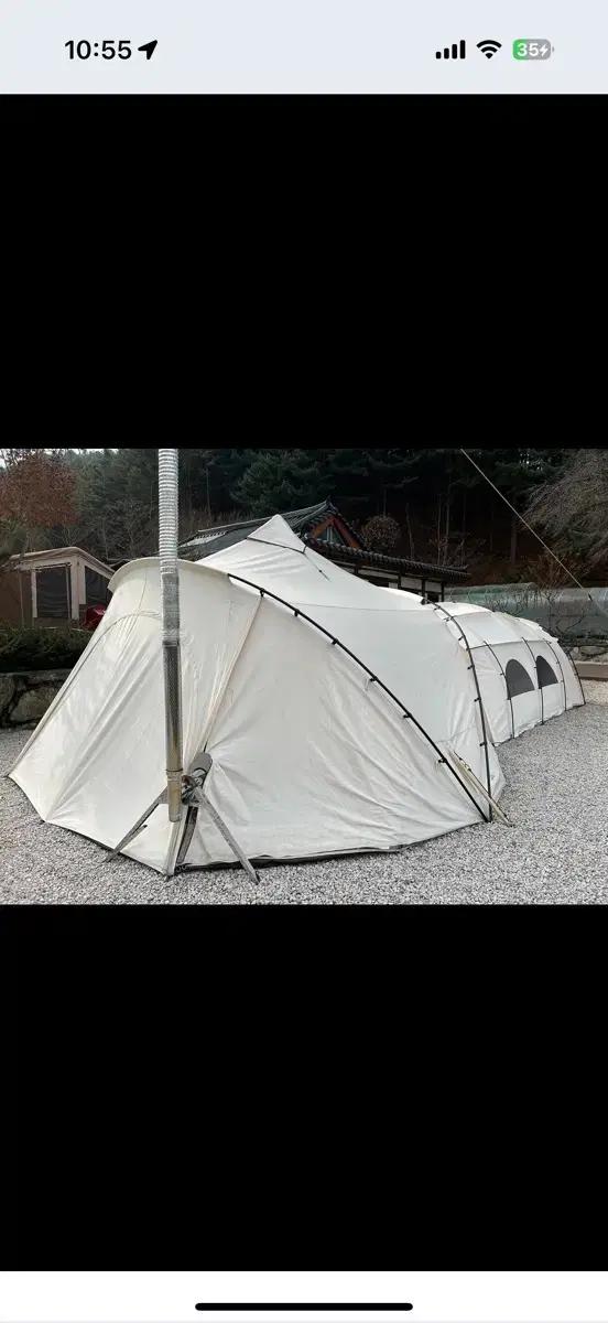 캠핑칸 오크돔L + 블로우쉘터 + 풀세트