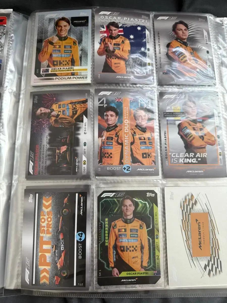 F1 맥라렌 오스카 피아스트리 Topps 카드 터보어택스