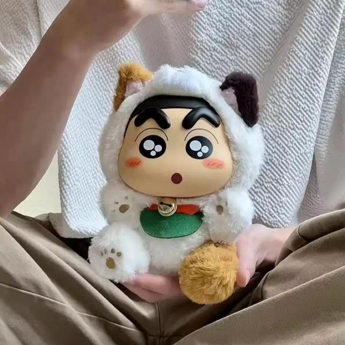 [미개봉]52toys 짱구 삼색고양이 삼색이 피규어 인형