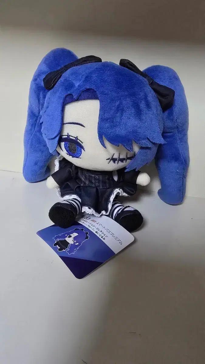 ado au 럭키블루토 인형
