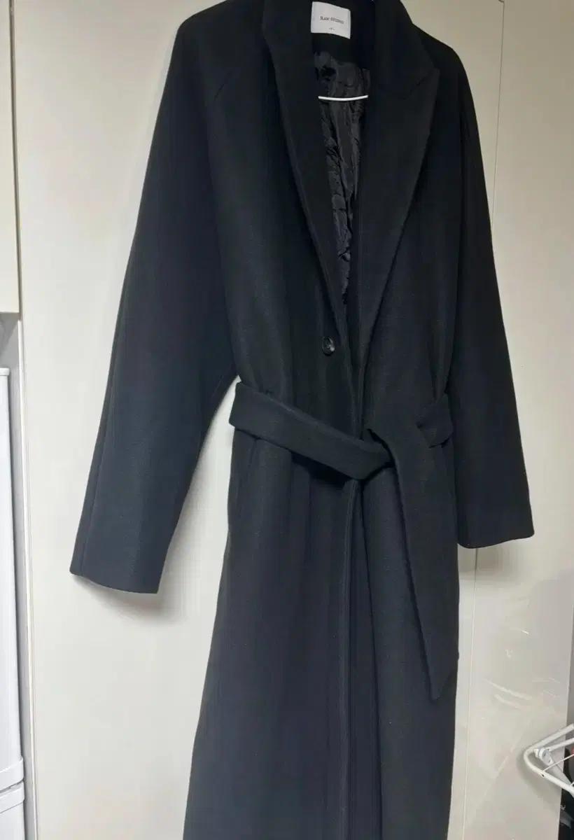 (XL-XXL)새상품 남자 울 롱코트 블랙