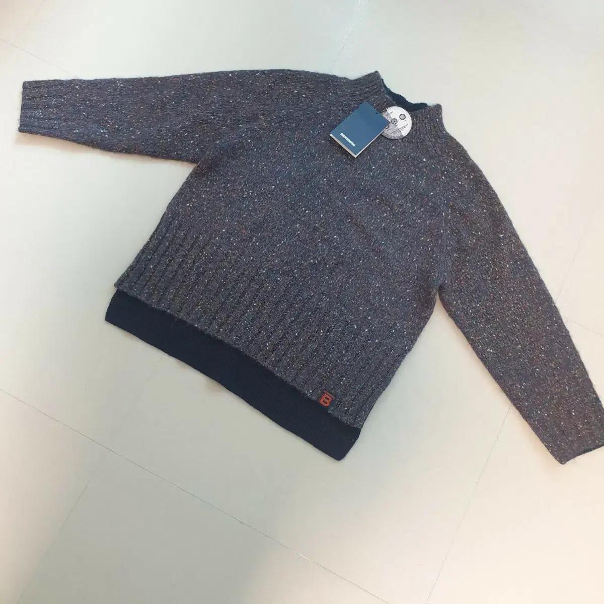 (새상품)벤시몽 배색 니트