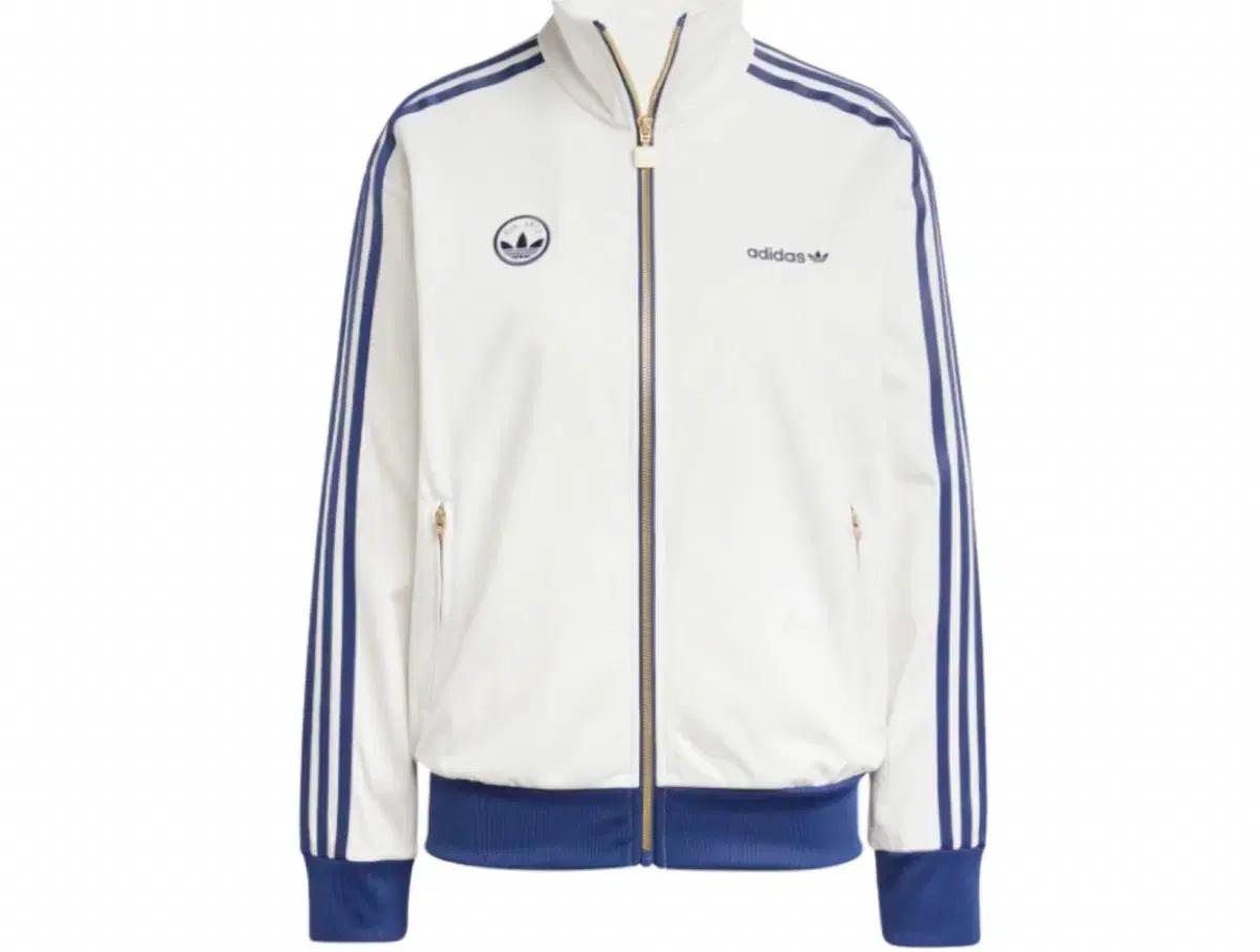 아디다스 파이어버드 배지 트랙탑 클라우드 화이트 져지