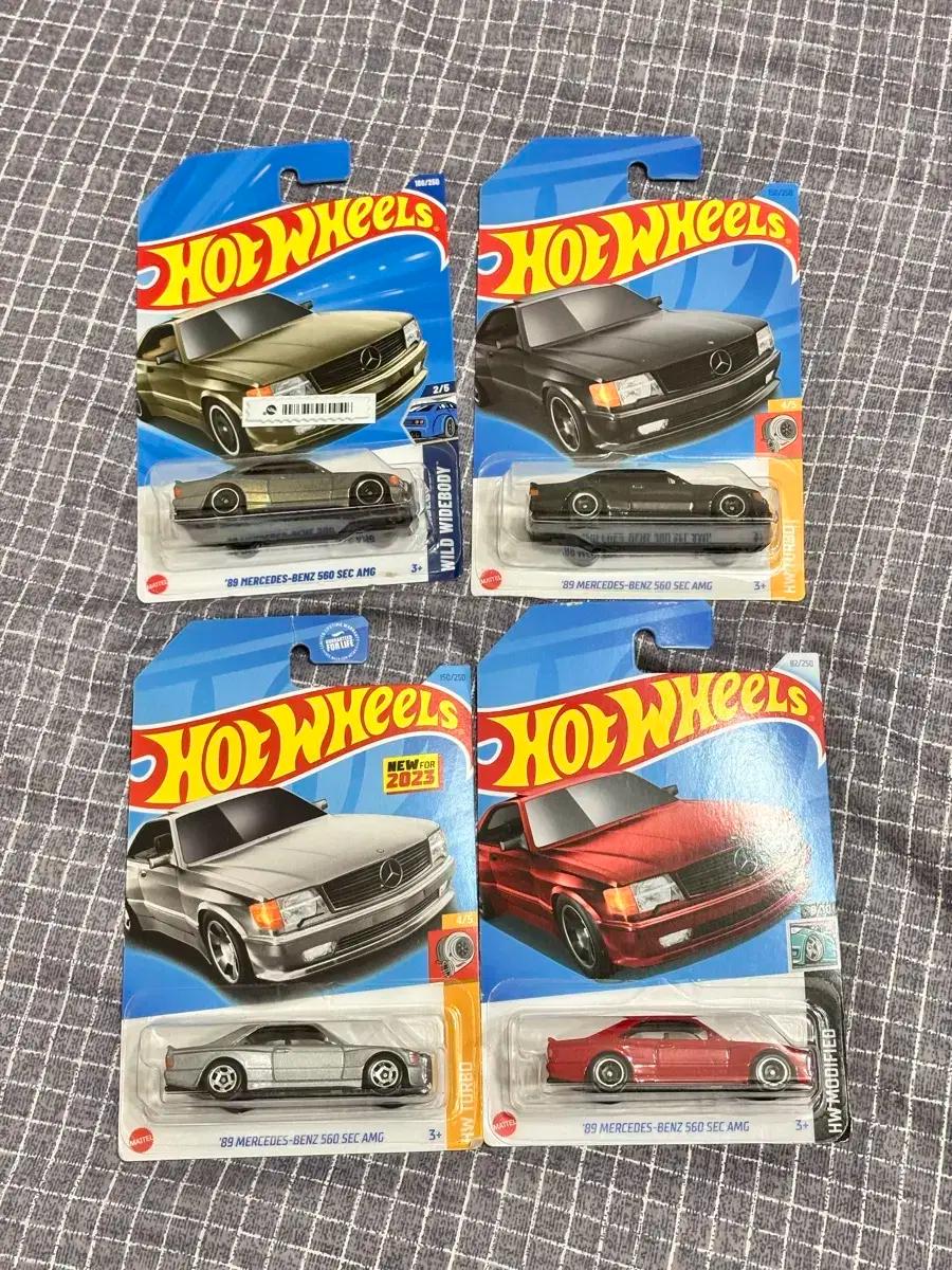핫휠 89 벤츠 560 SEC AMG 미니카 다이캐스트