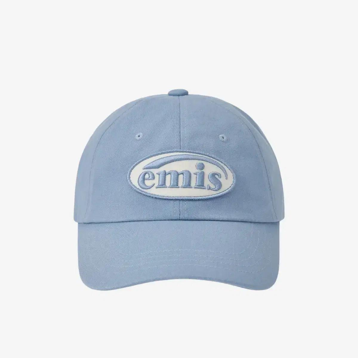 새상품) emis 이미스 톤온톤 와펜 볼캡 스카이블루 모자
