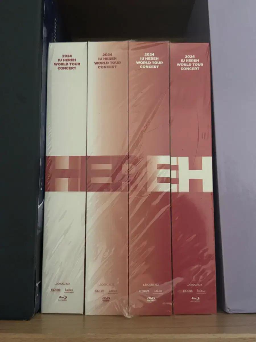 아이유 2024 HEREH 콘서트 블루레이 dvd 세트 미개봉