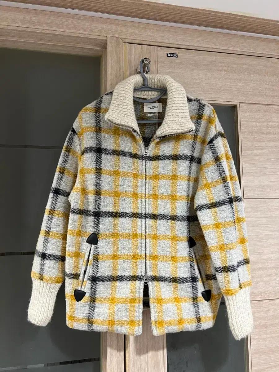 이자벨마랑  체크 집업 자켓 34