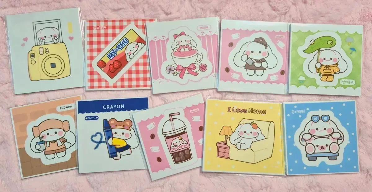 츄 도무송 10세트