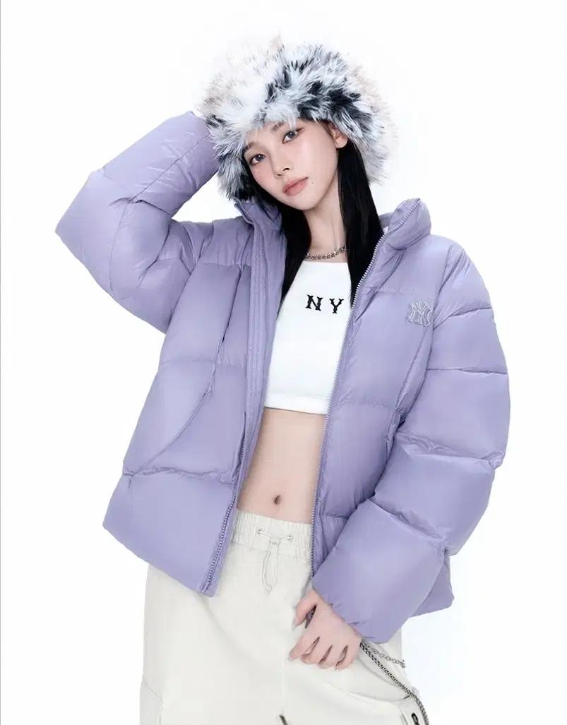(M) MLB 커브패딩 뉴욕양키스 라벤더 퍼플 카리나픽