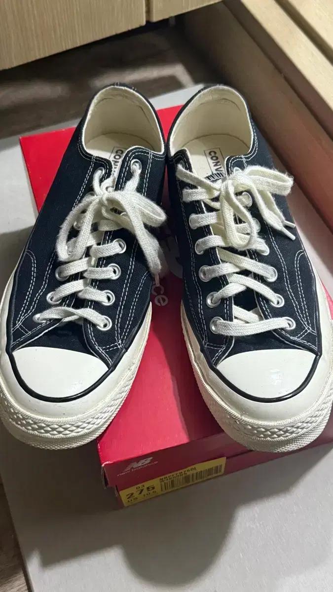 컨버스 척테일러 블랙 로우 275