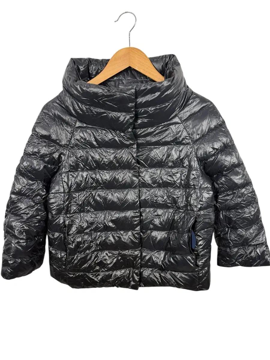 에르노 구스다운 숏 경량패딩 여성40 상태좋음