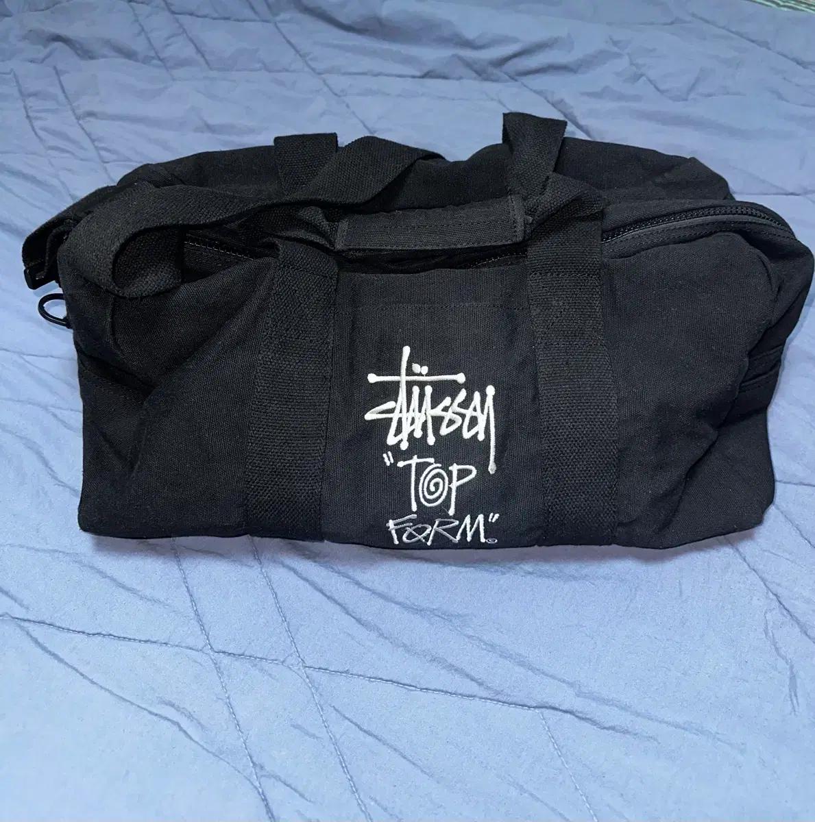 Stussy 스투시 보스턴백 블랙